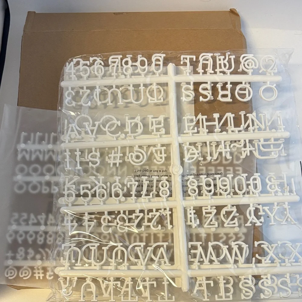 Changeable Letter Board - Brown